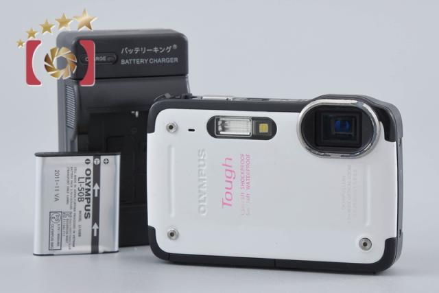 【中古】OLYMPUS オリンパス TOUGH TG-620 ホワイト コンパクトデジタルカメラ