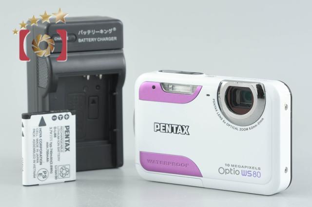 【中古】PENTAX ペンタックス Optio WS80 ホワイトプラスパープル コンパクトデジタルカメラ 10,764円