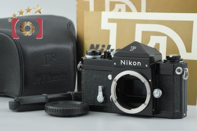 【中古】Nikon ニコン F アイレベル 中期 ブラック フィルム一眼レフカメラ 元箱付き 2026.7月 オーバーホール済み 38,870円