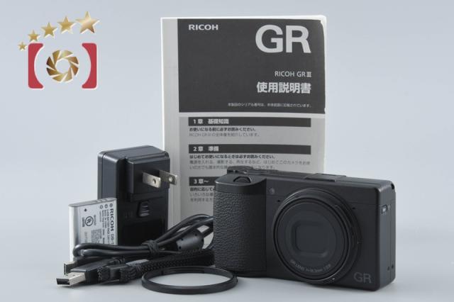 【中古】RICOH リコー GR III コンパクトデジタルカメラ シャッター回数僅少 117,400円