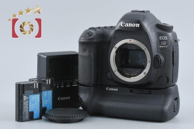 【中古】Canon キヤノン EOS 5D Mark IV + BG-E20 バッテリーグリップ 64,790円