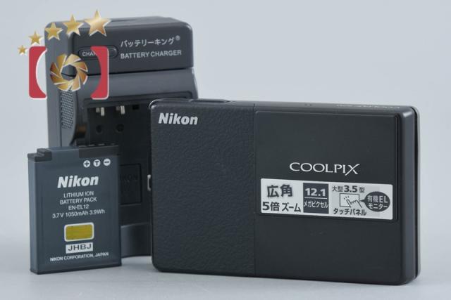 【中古】Nikon ニコン COOLPIX S70 マットブラック コンパクトデジタルカメラ