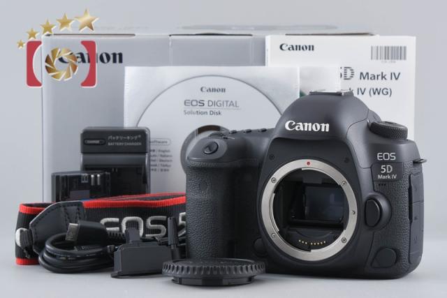 【中古】Canon キヤノン EOS 5D Mark IV デジタル一眼レフカメラ 元箱付き 87,890円