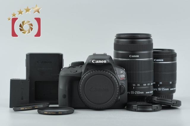 【中古】Canon キヤノン EOS Kiss X7 ダブルズームキット ブラック