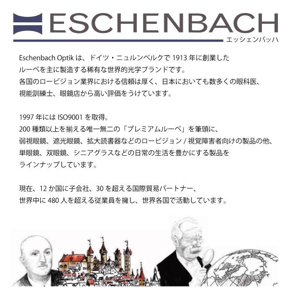 エッシェンバッハ ルーペ 虫眼鏡 拡大鏡 LED ワイド ライトルーペ 60mm 4倍 高倍率 1511-41 E151141 ルーペ ESCHENBACH メガネいらず LEDライトルーペ 手持ち型