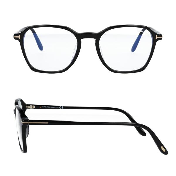 TOM FORD トムフォード メガネ ウェリントン 眼鏡 ブルーライトカットメガネ FT5804-F-B/V 001 (TF5804-F-B/V) アジアンフィット【海外正規品】_3