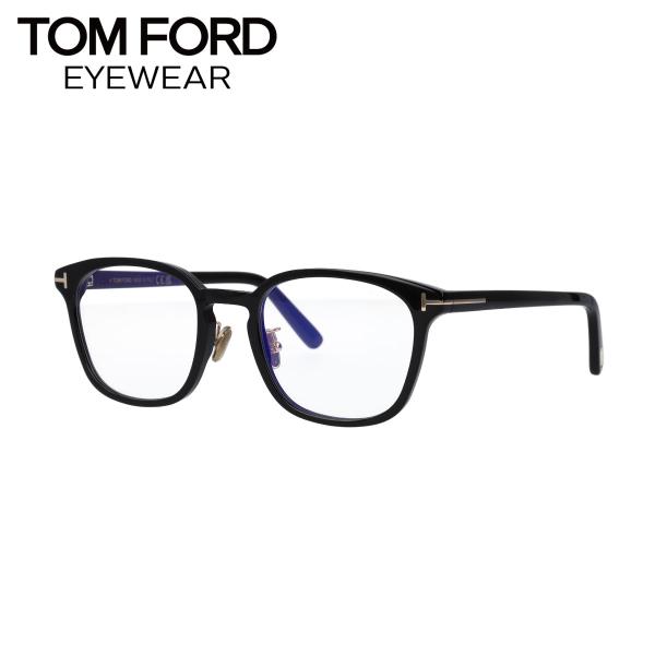 TOM FORD トムフォード メガネ ウェリントン型 ブルーライトカット アジアンフィット FT5997-K-B/V (TF5997-K-B) 001 眼鏡 黒縁 黒【海外正規品】