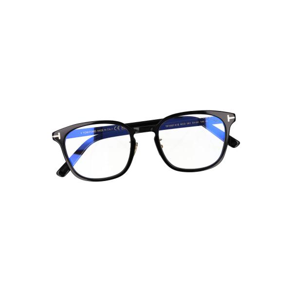 TOM FORD トムフォード メガネ ウェリントン型 ブルーライトカット アジアンフィット FT5997-K-B/V (TF5997-K-B) 001 眼鏡 黒縁 黒【海外正規品】_7