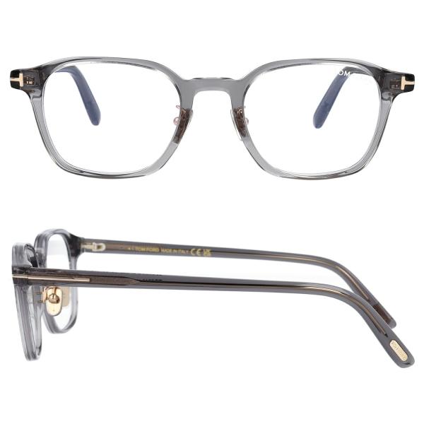 TOM FORD トムフォード メガネ ブルーライトカット ウェリントン型 アジアンフィット FT6012-K-B/V (TF6012-K-B) 001 020 【海外正規品】_8