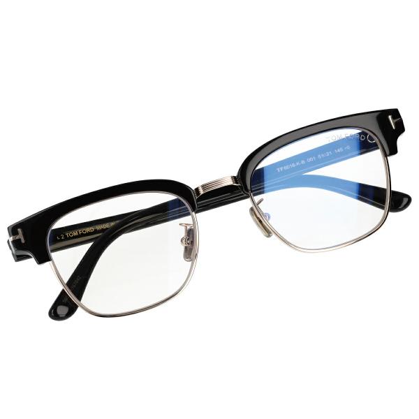 TOM FORD トムフォード メガネ サーモント型 ブロー コンビネーション ブルーライトカット アジアンフィット FT6016-K-B/V (TF6016-K-B) 001 【海外正規品】_5