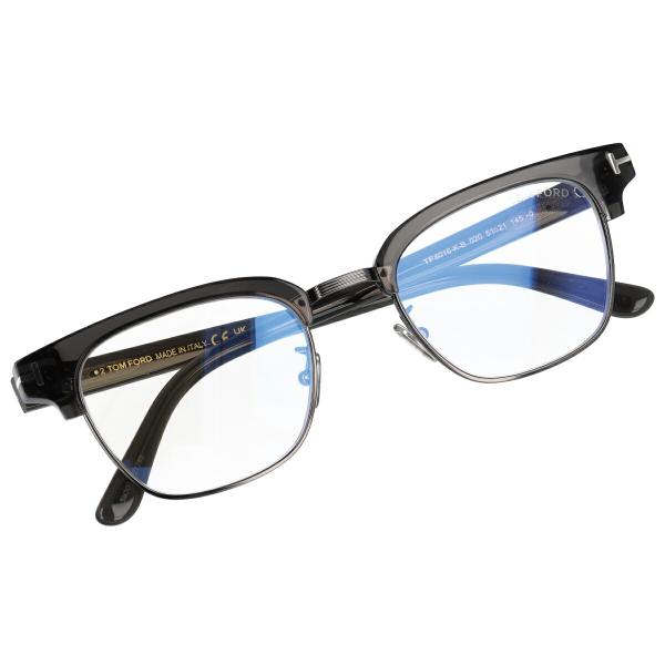 TOM FORD トムフォード メガネ サーモント型 ブロー コンビネーション ブルーライトカット アジアンフィット FT6016-K-B/V (TF6016-K-B) 001 【海外正規品】_9