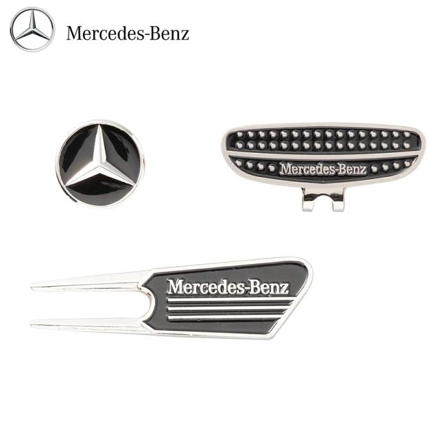 クリップマーカー＆フォークセット メルセデスベンツ ベンツコレクション ベンツ ゴルフ ゴルフ用品