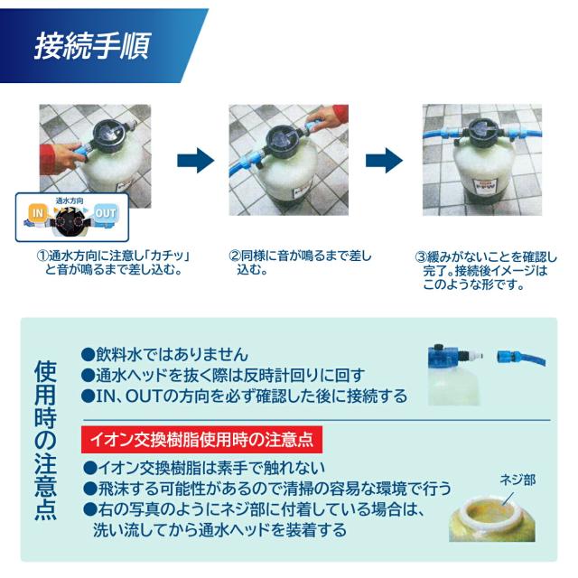 カービューティープロ 洗車用 純水器 R-PPW PRO PURE WATER R 5L 拭き上げ楽ちん 純水 洗車 自然乾燥 水道直結  送料無料_3