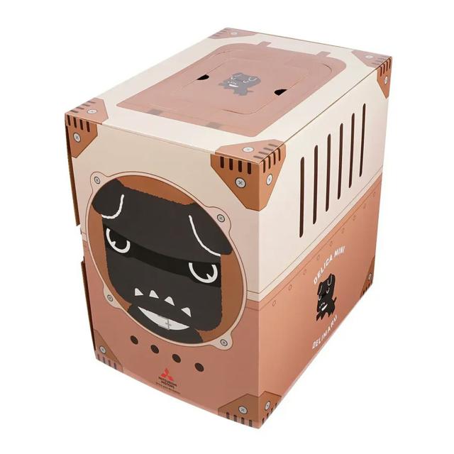 黒デリ丸。 ビッグサイズ Big デリカミニ公式キャラクター でりまる ぬいぐるみ ラリアート インテリア 三菱 TS14808 デリ丸 デリカ 黒 ブラック  送料無料_8