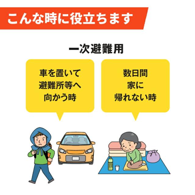 TZ 緊急セット 一時避難用 13点セット 防災士監修 避難 災害 避難所 非常用 緊急用 防災 台風 大雨 洪水 地震 豪雨 大雨 対策 備え 渋滞 立往生 携帯トイレ 簡易トイレ トヨタ_3