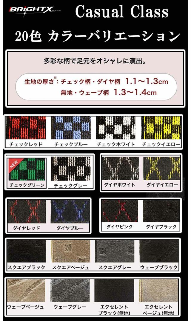 【日本製】フロアマットトヨタ アルファード 30系 型式:AGH30W〜AYH30W 年式 : 平成27年01月〜令和05年06月 後期にも対応 フロアマット＋ステップマット＋ラゲッジマット(トランク付) ガジュアルクラス BRiGHTX社製 車 運転席 カーマット おすすめ 車_5