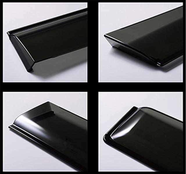 【お得なセール】トヨタ 現行 ノア・ヴォクシー 90系 サイド・ドアバイザー ワイドタイプ 型式 : ZWR ZRA 90 / 95 ZWR MZRA 90 / 95W 年式 : 令和04年01月〜 4枚セット BRiGHTX社製 両面テープ＆金具付 車検対応 1年保証付き スモーク 日除け 雨除け 即納 送料無料_6