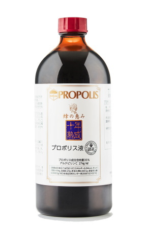 蜂の恵み　十年熟成プロポリス　500mlファミリーサイズ　1本　送料無料　サンフローラ　10年熟成　ハチの恵み　はちの恵み　プロポリス　【T8】