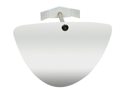 直角コーナー専用ミラー(アクリル製)　三角型幅300mm×高さ325mm【日本製　信栄物産】マグネットタイプ　【送料無料】