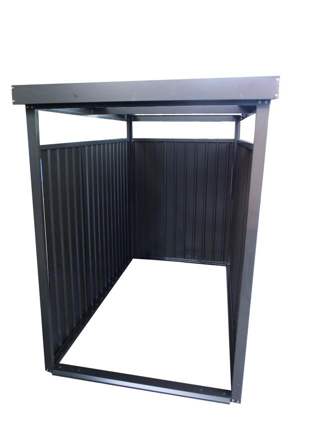 【対象商品】【公式】万能物置 物置 屋外 大型 おしゃれ 物置き 多目的万能物置 サイクルハウス サイクルポート 幅1411mm × 奥行2427mm × 高さ1930mm 農機具 置場 自転車置き場 屋外 収納庫 スチール DM-101LB_2