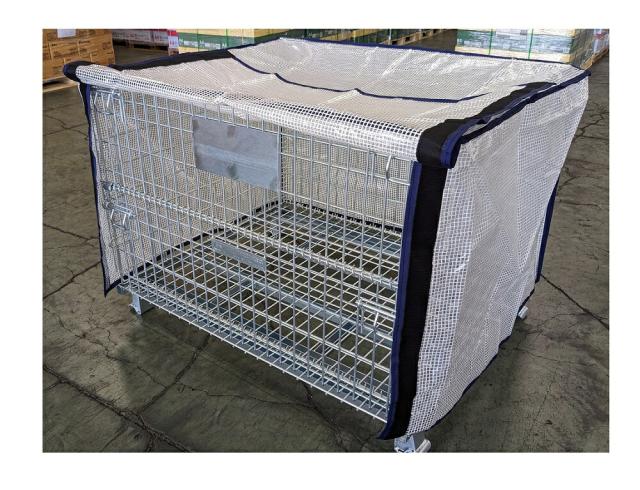 メッシュパレット用 防塵カバー　５枚セット　 HPC-1210-PE（半透明タイプ） 長期保管、輸送時の雨避け、ホコリ避け、目隠しに最適！_1