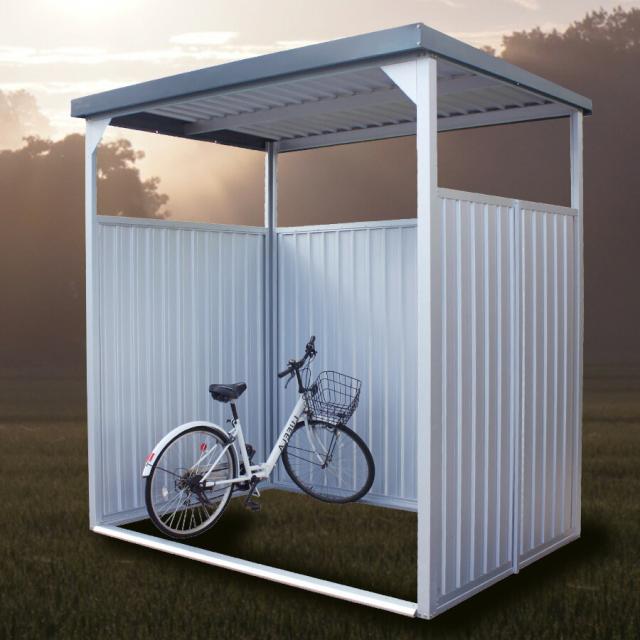 【対象商品】【公式】万能物置 物置 屋外 大型 おしゃれ 物置き 多目的万能物置 サイクルハウス サイクルポート 幅2393mm × 奥行1796mm × 高さ2510mm 農機具 置場 自転車置き場 屋外 収納庫 スチール DM-10HLL