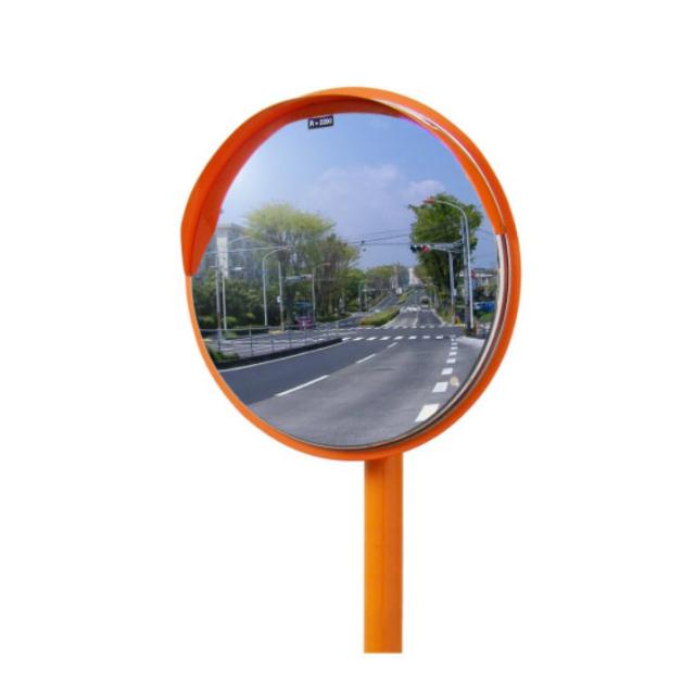 【80cm】カーブミラー 安全ミラー 道路反射鏡 店舗 商業施設内 道路鏡 ステンレスミラー Z 丸形 丸型 Φ800 4MHZ0800S