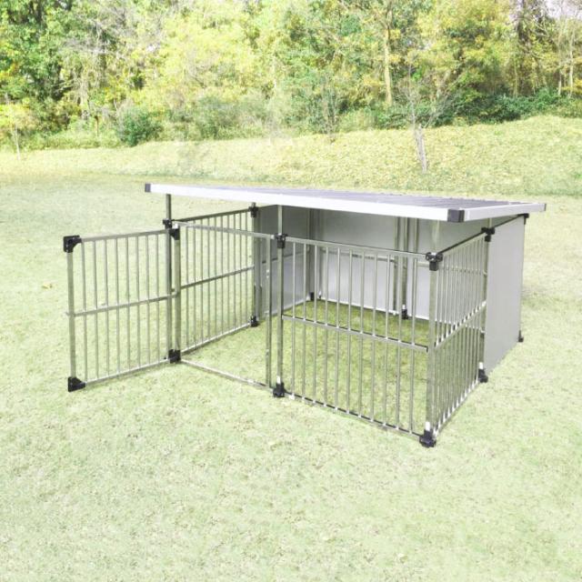 【ペットサークル】ステンレス製マルチ犬舎_1