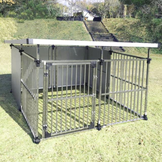 【ペットサークル】ステンレス製マルチ犬舎_2