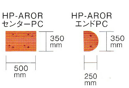 減速ロードハンプ（減速帯） HP-AROR4500　二車線用タイプ　 景観を配慮した オレンジ色で しっかり減速させます！_1