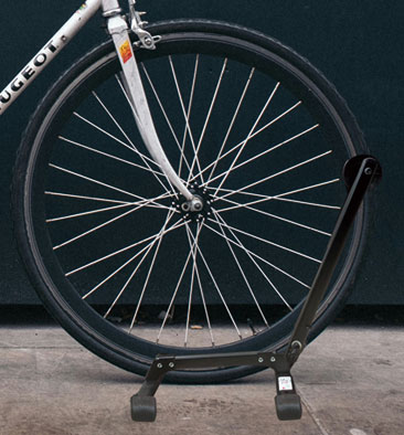 【送料無料】ダイマツ公式 DS-971506-B 折り畳み式 自転車スタンド ブラック塗装  置くだけ簡単 駐輪ラック 省スペース 自転車置き場 スチール製 屋内 屋外