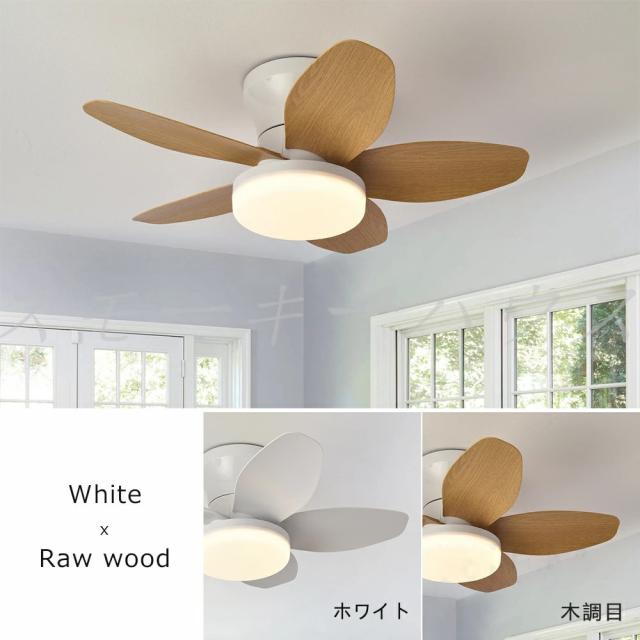 ライト・照明 花柄スマート調光シーリングファン8～10畳