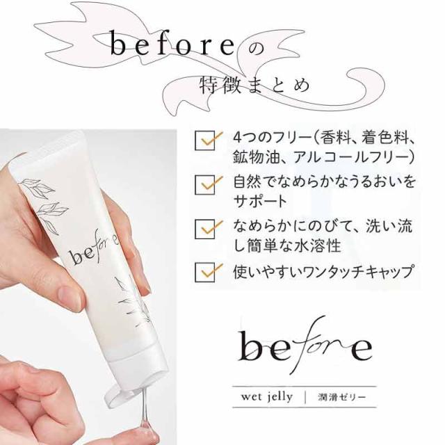 送料無料！】二人に優しい潤滑ゼリー 〜be fore（ビ フォア）｜Wet