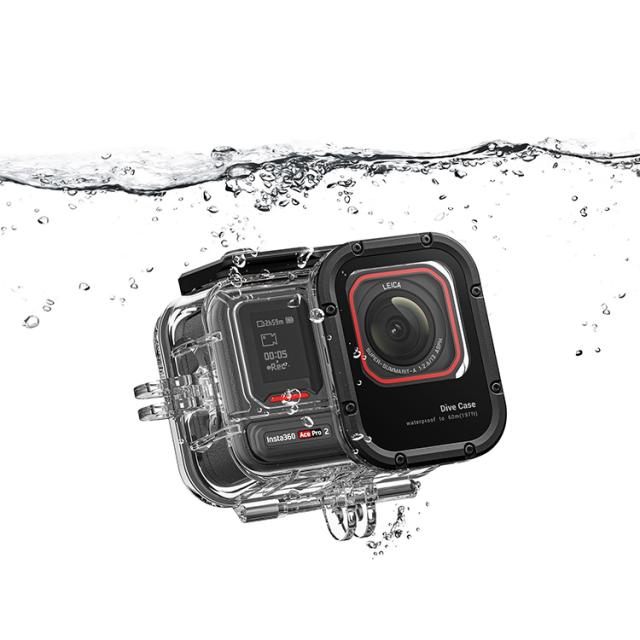 [ Insta360 ] Ace Pro2 デュアルバッテリーキット CINSBBGA-DB + UFL-GR140 Pro ZD 水中セミフィッシュアイコンバージョンレンズセット_2