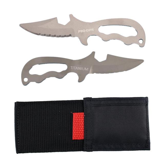 [ PRODIVE ] TITANIUM KNIFE w/14mm OPEN SPANNER チタニウムナイフ