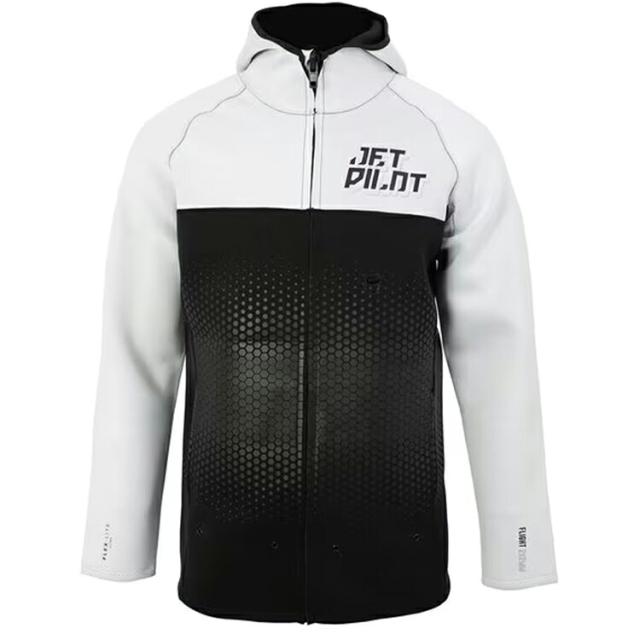 [ JETPILOT ] ジェットパイロット フライト ツアーコート JA22160 FLIGHT TOUR COAT ブラック/ホワイト アウトドア ソフトシェルジャケット メンズ 【在庫一掃/返品