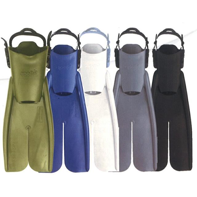 ダイビングフィン [ 日本潜水機（アポロ） ] アポロスポーツ バイオフィンプロ bio-fin pro ラバーストラップ仕様 apollo