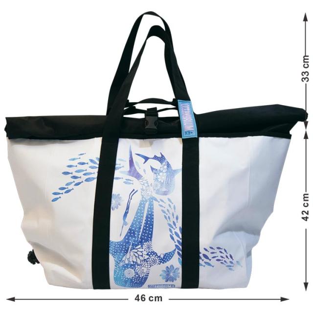 [ OCEANARIUM ] 防水バッグ 50L トートバッグ ウォーターブルーフ バッグ_15