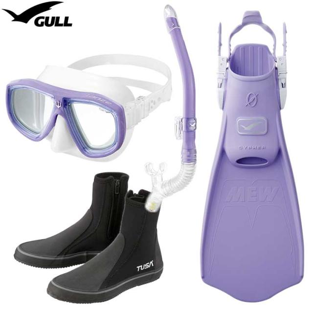 [ GULL ] ランツェ + ミューサイファー ダイビング用 軽器材4点セット_1