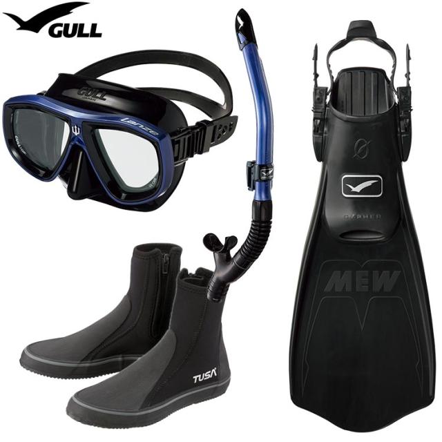 [ GULL ] ランツェ + ミューサイファー ダイビング用 軽器材4点セット_3