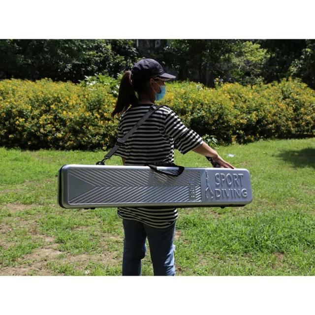 ロングフィンバッグ スーツケース 軽量 ロングフィン用 スピアフィッシング用 Freediving fin box W120×D14×H22cm_8