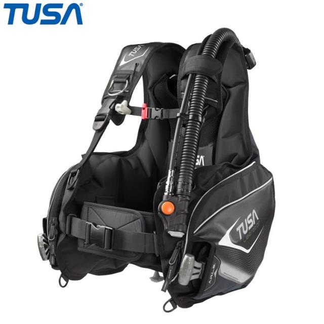 [ TUSA / AQUALUNG ] BC0103B + RS1103J ダイブコンピュータ付き重器材5点セット レギュレーター オクトパス ゲージ SS20 コンパス+残圧計 2連ゲージ IQ1203 ダイビング コンピューター ツサ アクアラング_1