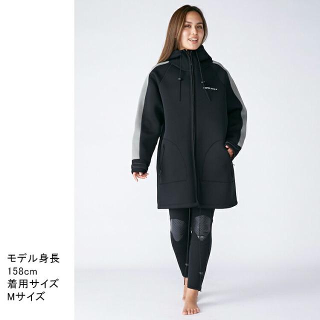 [ GRUSH ] ボートコート フード付き ダイビング 防寒 寒さ対策 船 ボート[ 男女兼用 ]