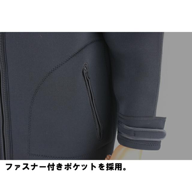 [ GRUSH ] ボートコート フード付き ダイビング 防寒 寒さ対策 船 ボート[ 男女兼用 ]