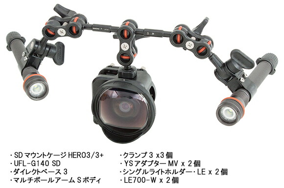 [ INON ] イノン UFL-G140 SD 水中セミフィッシュアイコンバージョンレンズ GoPro_3