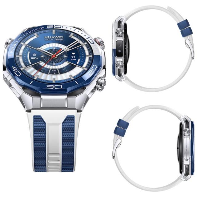 [ HUAWEI ] ファーウェイ HUAWEI WATCH Ultimate2 Blue [チタンベルト付属] GPSスマートウォッチ ダイブコンピューター ダイビング ゴルフ アウトドア_3