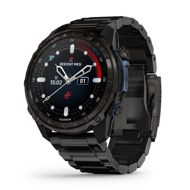 [ GARMIN ] ガーミン Descent Mk3i 51mm Carbon Gray DLC Ti/Ti ダイブコンピューター T2 トランシーバー対応 010-02752-36