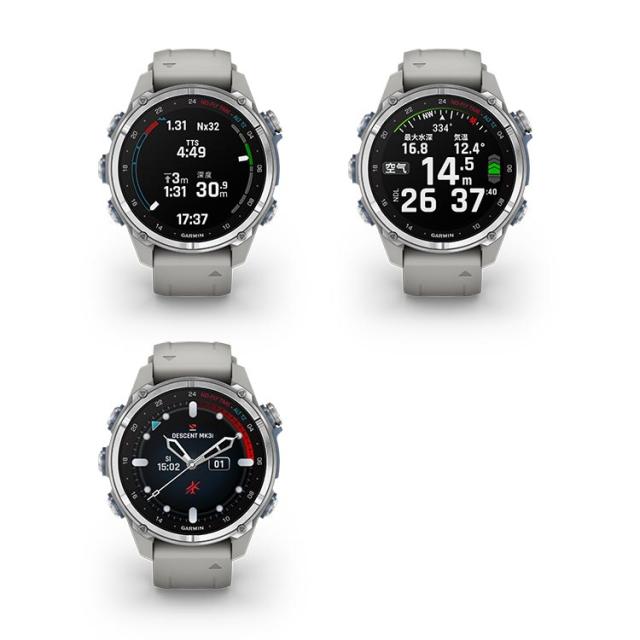 [ GARMIN ] ガーミン Descent Mk3S 43mm ダイブコンピューター 010-02857-02_1