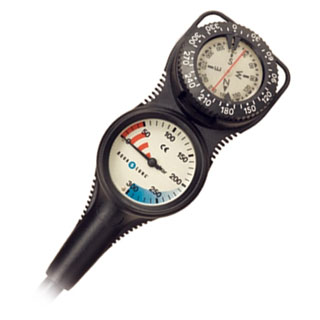 [ TUSA / AQUALUNG ] BC0602B + カリプソ ダイブコンピュータ付き重器材5点セット レギュレーター オクトパス ゲージ SS20 コンパス+残圧計 2連ゲージ IQ1203 ダイビング コンピューター_4