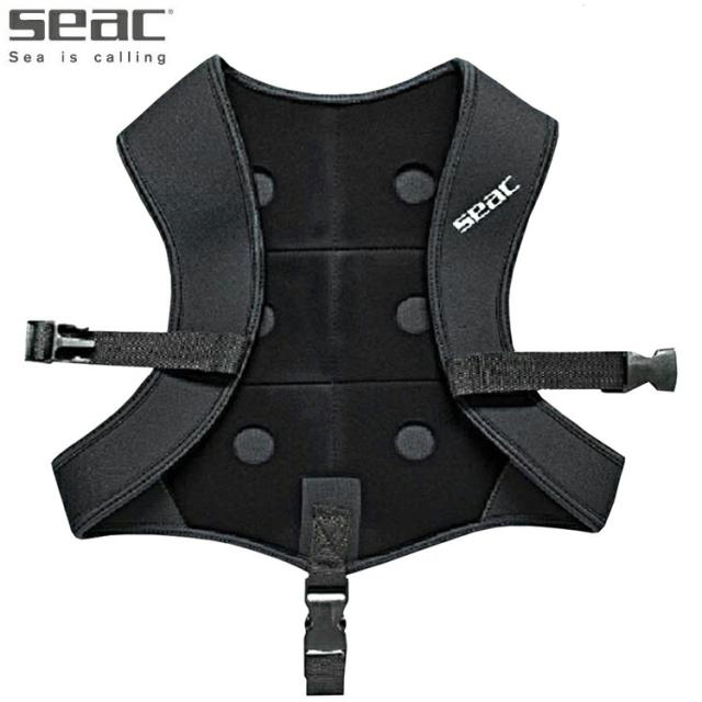 [ SEAC ] セアック NEW VEST BLACK ウエイトベスト ダイビング ウェットスーツ